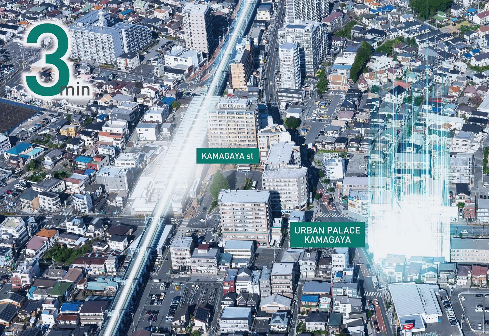 現地周辺空撮写真